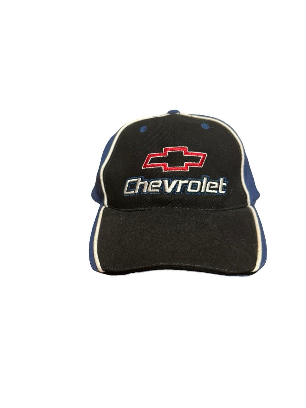 Chevrolet Chevy Embroidered Adjustable Hat Cap Blue Black